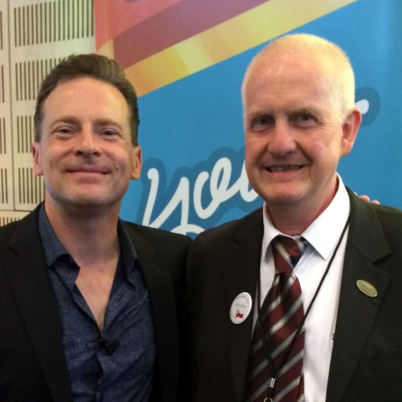 David Schmidt i ja w Kopenhadze, wrzesień 2016